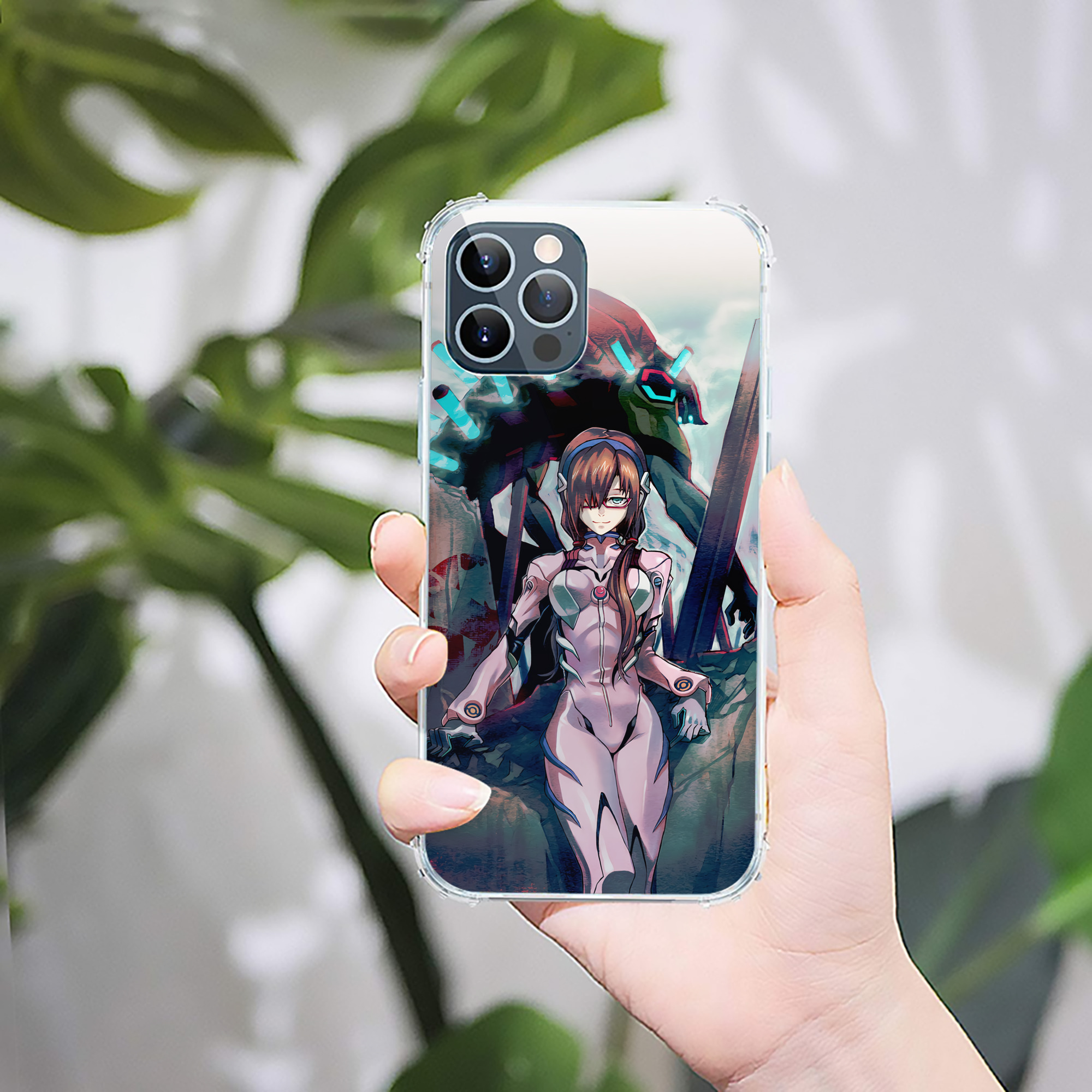 （画像用） EVA 新世紀エヴァンゲリオン 【iPhone 12シリーズ対応】透明スマホケース（クリアソフトケース）